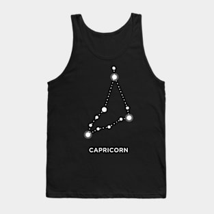 Capricorn Zodiac Constellation Sign Tank Top